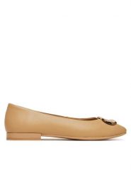 MEXX Baleriny MX/018C-RST Beżowy. Brązowe balerinki damskie Mexx, bez wzorów, ze skóry, bez obcasa, bez zapięcia. Za 239.99 zł.