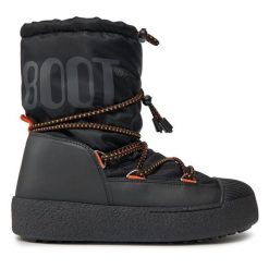 Śniegowce Moon Boot. Czarne śniegowce damskie Moon Boot, z polaru, bez zapięcia. Za 1,239.00 zł.