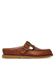 Timberland Klapki CLASSIC BOAT TB0A5MT9EM61 Brązowy. Brązowe klapki damskie Timberland, bez wzorów, ze skóry, bez obcasa, bez zapięcia. Za 669.99 zł.