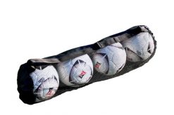 Torba na piłki - mieści do 4 piłek. Czarne torby sportowe męskie POWER SHOT, bez wzorów, z materiału. Za 120.36 zł.