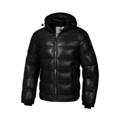Kurtka zimowa męska Pitbull z kapturem Pepperwood. Czarne kurtki męskie PITBULL, na zimę, m, bez wzorów, z kapturem. Za 449.00 zł.
