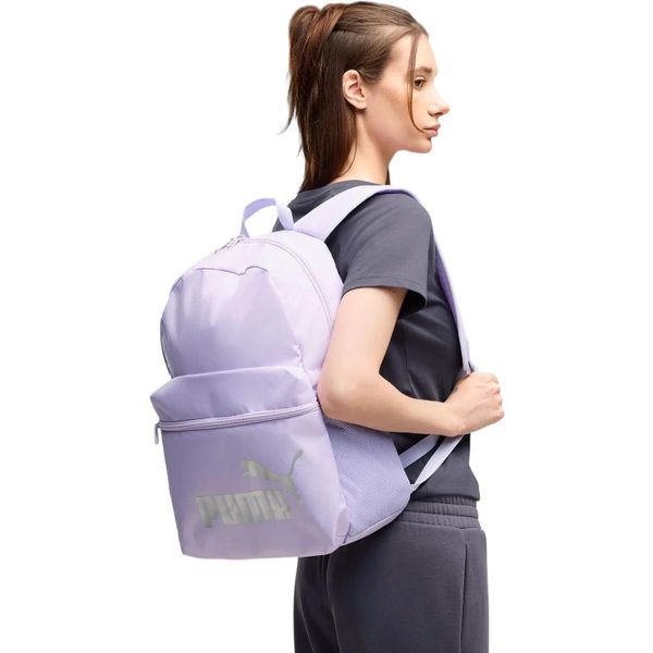 Plecak Puma Phase Backpack 22L. Fioletowe plecaki męskie Puma, bez wzorów, z materiału. Za 190.00 zł.