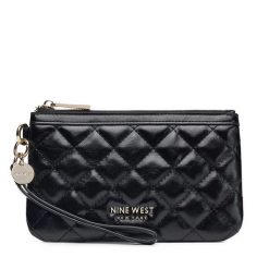 Torebka Nine West. Czarne torebki do ręki damskie Nine West, bez wzorów, bez dodatków. Za 99.99 zł.