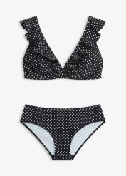 Bikini (2 części). Czerwone bikini bonprix, bez wzorów. Za 112.99 zł.