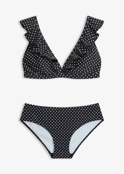 Bikini (2 części). Czerwone bikini bonprix, bez wzorów. Za 109.99 zł.