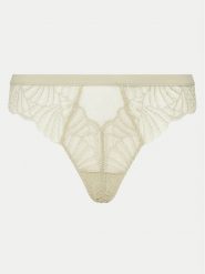 Calvin Klein Underwear Stringi 000QF7759E Zielony. Zielone majtki damskie Calvin Klein Underwear, z syntetyku. Za 99.99 zł.