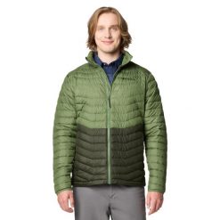 Kurtka sportowa męska Westridge Down Jacket. Zielone kurtki sportowe męskie Columbia, m, bez wzorów, z poliesteru, bez kaptura, trekkingowe. Za 589.99 zł.
