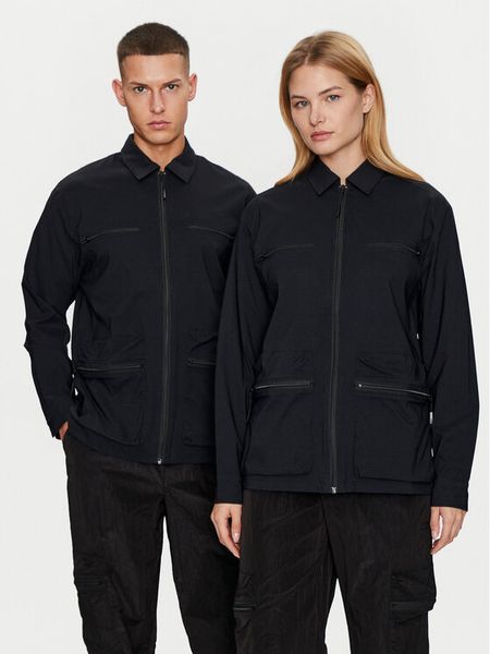 Rains Koszula Tomar Overshirt 19320 Czarny Regular Fit. Czarne koszule męskie Rains, m, bez wzorów, z syntetyku, bez kołnierzyka, bez ramiączek. Za 339.99 zł.