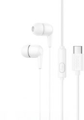 Słuchawki przewodowe douszne USB C Hoco M97 białe. Białe słuchawki douszne Hoco. Za 20.01 zł.