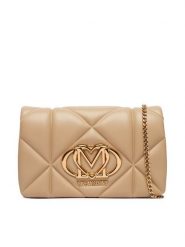 LOVE MOSCHINO Torebka JC4043PP0OLC0209 Beżowy. Brązowe torebki do ręki damskie Love Moschino, bez wzorów, ze skóry, bez dodatków. Za 710.99 zł.