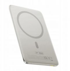 Powerbank Baseus PicoGo AM41 Ultra-Slim 5000mAh 20W kompatybilny z MagSafe z kablem Bases Simple USB-C 60W 30cm - tytanowy. Powerbanki Baseus. Za 101.69 zł.