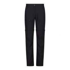 Spodnie damskie turystyczne CMP 35T5156. Czarne spodnie materiałowe damskie CMP, na lato, bez wzorów, sportowe. Za 336.00 zł.