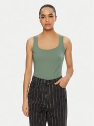 Vero Moda Top Million 10305800 Zielony Regular Fit. Zielone topy damskie Vero Moda, xl, bez wzorów, z syntetyku, bez kołnierzyka, bez ramiączek. Za 49.99 zł.