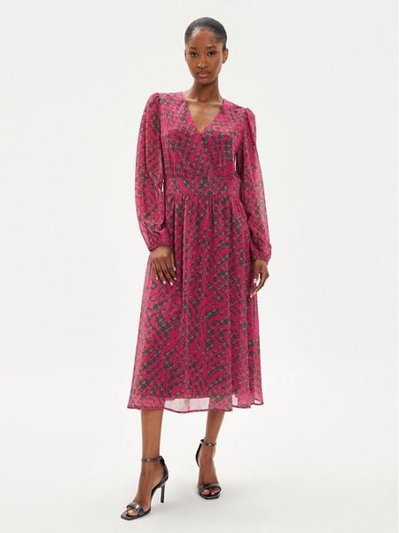 JOOP! Sukienka codzienna 58 JW243D270 30042892 Różowy Regular Fit. Czerwone sukienki damskie JOOP!, na co dzień, bez wzorów, z syntetyku, bez kołnierzyka, bez ramiączek, proste. Za 479.99 zł.