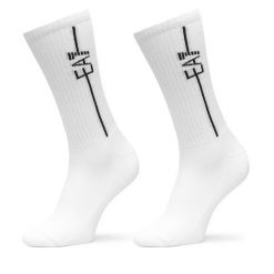 Skarpety długie EA7 Emporio Armani. Białe skarpety męskie EA7 Emporio Armani, bez wzorów. Za 119.99 zł.