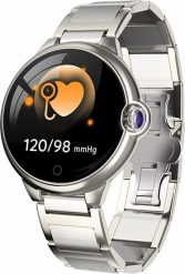 Smartwatch Garett Karen Srebrny (5903246285048). Szare zegarki smartwatch GARETT, bez wzorów. Za 280.08 zł.