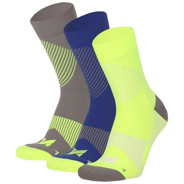 Skarpety kompresyjne unisex Xtreme, 3-pak, Multi. Żółte skarpetki damskie XTREME SOCKSWEAR, bez wzorów, z elastanu. Za 130.16 zł.