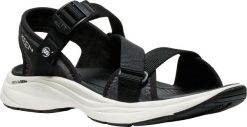 Keen Keen sandały trekkingowe LEIKI OT SANDAL 1030283 BLACK/STAR WHITE 37. Białe sandały męskie Keen, bez wzorów, retro, bez zapięcia. Za 449.99 zł.