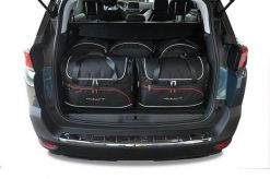 Torby Do Bagażnika Peugeot 5008 2017-2024 5Szt Kjust. Czarne torby podróżne damskie KJUST, bez wzorów, z kauczuku. Za 1,508.00 zł.