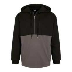 Bluza z kapturem Urban Classics relaxed. Czarne bluzy sportowe męskie Urban Classics, m, bez wzorów, z kapturem. Za 244.50 zł.