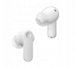 Słuchawki Realme Słuchawki bezprzewodowe dokanałowe Realme Buds T500 Pro Srebrno-biały. Białe słuchawki dokanałowe realme. Za 239.00 zł.