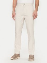Tom Tailor Spodnie materiałowe 1044711 Beżowy Regular Fit. Brązowe spodnie materiałowe męskie Tom Tailor, bez wzorów, z bawełny. Za 139.99 zł.