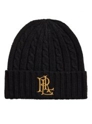 LAUREN RALPH LAUREN Czapka 454P23505003 Czarny. Czarne czapki damskie Lauren Ralph Lauren, na zimę, bez wzorów, z poliesteru. Za 329.99 zł.