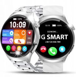 Smartwatch JG Smart Smartwatch dla Seniora Menu po Polsku | Pomiar EKG Ciśnienie Tętno Tlen. Zegarki smartwatch JG Smart, bez wzorów. Za 505.98 zł.