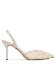 Aldo Szpilki Carollina 14296255 Biały. Białe szpilki damskie Aldo, bez wzorów, z materiału, bez obcasa, na szpilce, bez zapięcia. Za 459.99 zł.