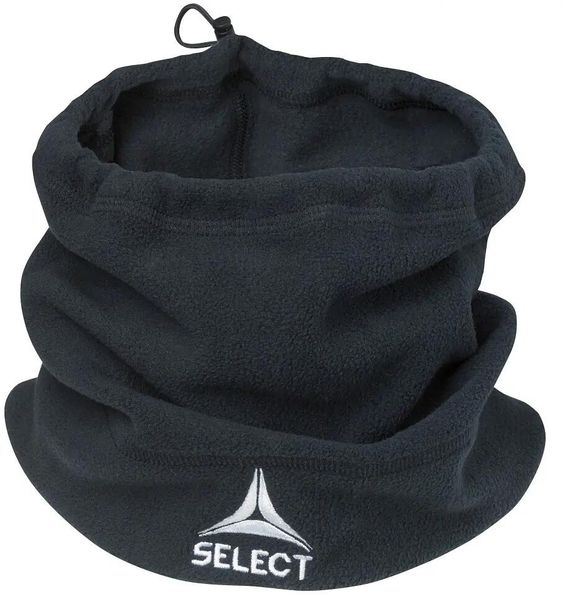 Komin na szyję Select. Czarne szaliki męskie Select, bez wzorów, z materiału. Za 61.38 zł.