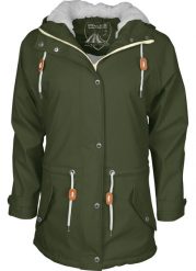 Płaszcz damski Pro-X Elements Kira. Zielone płaszcze damskie PRO-X ELEMENTS, bez wzorów, z polaru, bez kołnierzyka, bez kaptura. Za 526.00 zł.
