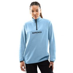 Damska bluza z grubego polaru Sporty zimowe SIROKO Momji-W. Niebieskie bluzy damskie SIROKO, na zimę, bez wzorów, z polaru, sportowe, bez ramiączek, bez kaptura. Za 294.00 zł.