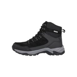 Buty trekkingowe Whistler Detion WP. Czarne trekkingi męskie Whistler, z gumy, za kostkę, bez zapięcia. Za 291.99 zł.