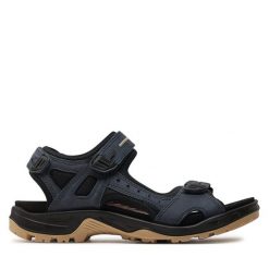 Sandały ECCO. Czarne buty zimowe męskie ecco, bez wzorów, sportowe, bez zapięcia. Za 409.99 zł.