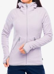 Bluza z kapturem damska Turbat Annapurna. Fioletowe bluzy damskie TURBAT, m, bez wzorów, z materiału, klasyczne, bez ramiączek, z kapturem. Za 252.99 zł.