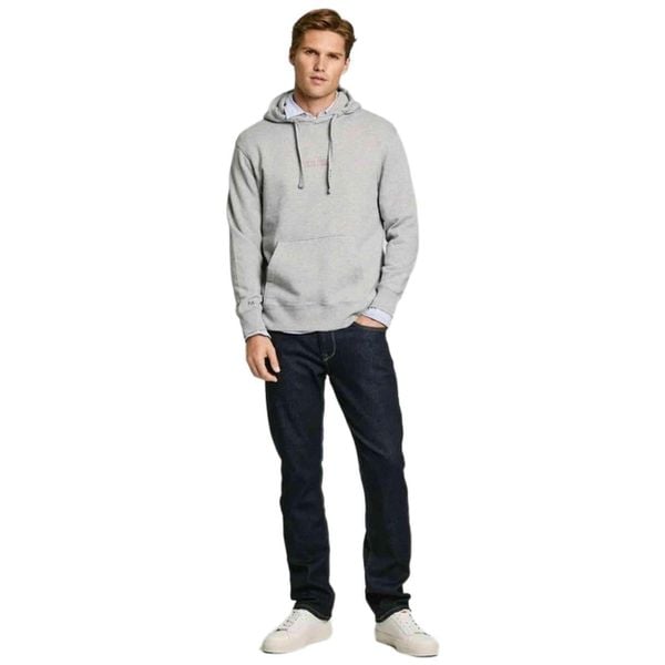 Bluza z kapturem Pepe Jeans Dexter Hoodie. Szare bluzy męskie Pepe Jeans, bez wzorów, z jeansu, sportowe, bez ramiączek, z kapturem. W wyprzedaży za 303.50 zł.