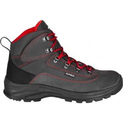 Buty trekkingowe Alpinus Brahmatal High Active GR43321 szare. Szare trekkingi męskie na jesień, z nylonu, bez zapięcia. Za 511.82 zł.