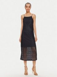 Vero Moda Sukienka letnia Maya 10304461 Granatowy Regular Fit. Niebieskie sukienki damskie Vero Moda, na lato, xs, bez wzorów, z syntetyku, bez kołnierzyka, bez ramiączek. Za 89.99 zł.
