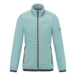 Kurtka pikowana damska Olina. Zielone kurtki sportowe damskie Regatta, bez wzorów, z poliamidu, bez ramiączek, bez kaptura, trekkingowe. Za 311.00 zł.