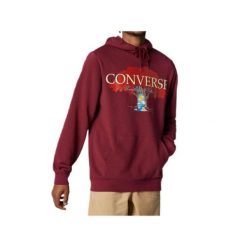 Odzież Męskie Converse. Czerwona bluzy męskie Converse, m, bez wzorów, sportowe, bez ramiączek, bez kaptura. Za 308.99 zł.
