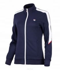 Bluza tenisowa Fila Jacket Manuela. Niebieskie bluzy damskie Fila, xs, bez wzorów, z dresówki, eleganckie, bez ramiączek, bez kaptura. Za 226.99 zł.