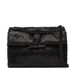 Torebka Kurt Geiger. Czarne torebki do ręki damskie Kurt Geiger, bez wzorów, bez dodatków. Za 659.99 zł.