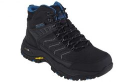 Buty trekkingowe męskie, Skechers Arch Fit Dawson-Raveno. Czarne trekkingi męskie Skechers, z materiału, bez zapięcia. Za 582.00 zł.