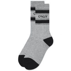 Skarpetki turystyczne unisex Oakley B1B Icon Socks 3 pary. Czarne skarpety męskie Oakley, bez wzorów. Za 50.99 zł.