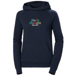 Bluza sportowa damska Helly Hansen Core Graphic. Brązowe bielizna sportowa damska Helly Hansen, l, bez wzorów, sportowe, bez ramiączek, z kapturem. Za 506.00 zł.