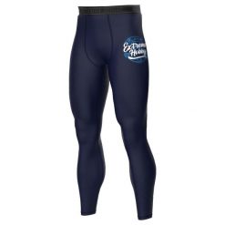 Legginsy sportowe męskie EXTREME HOBBY BADGE. Czarne buty sportowe męskie EXTREME HOBBY, bez wzorów, z elastanu, bez zapięcia, na fitness i siłownię. Za 229.00 zł.