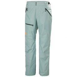 Spodnie narciarskie z kieszenią cargo Helly Hansen Sogn. Zielone spodnie sportowe męskie Helly Hansen, m, bez wzorów, narciarskie. Za 749.95 zł.
