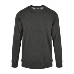 Męski Sweter Z Frotte Z Dekoltem W Szpic. Brązowe swetry męskie Urban Classics, m, bez wzorów, bez kołnierzyka, bez ramiączek. Za 120.99 zł.