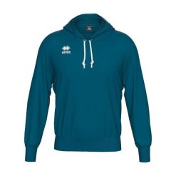 Bluza z kapturem Errea Jonas. Niebieskie bluzy damskie ERREA, l, bez wzorów, z poliesteru, sportowe, bez ramiączek, z kapturem. Za 201.00 zł.