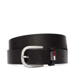 Pasek Tommy Jeans. Brązowe paski męskie Tommy Jeans, z jeansu. Za 169.99 zł.